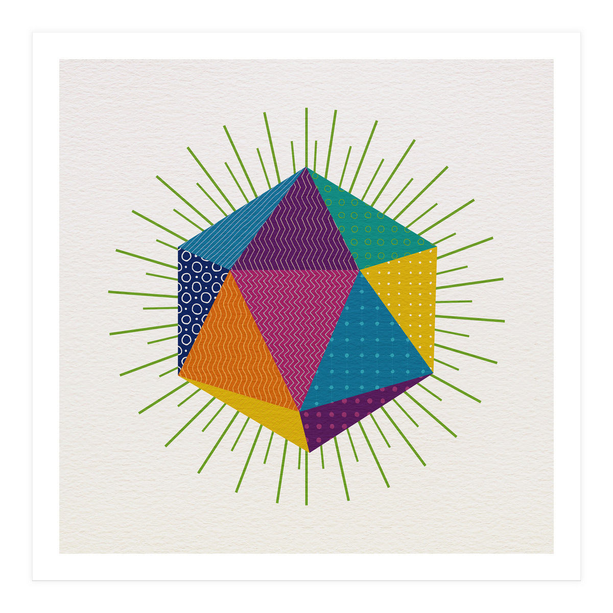 Crystal Starburst  (Print Only)