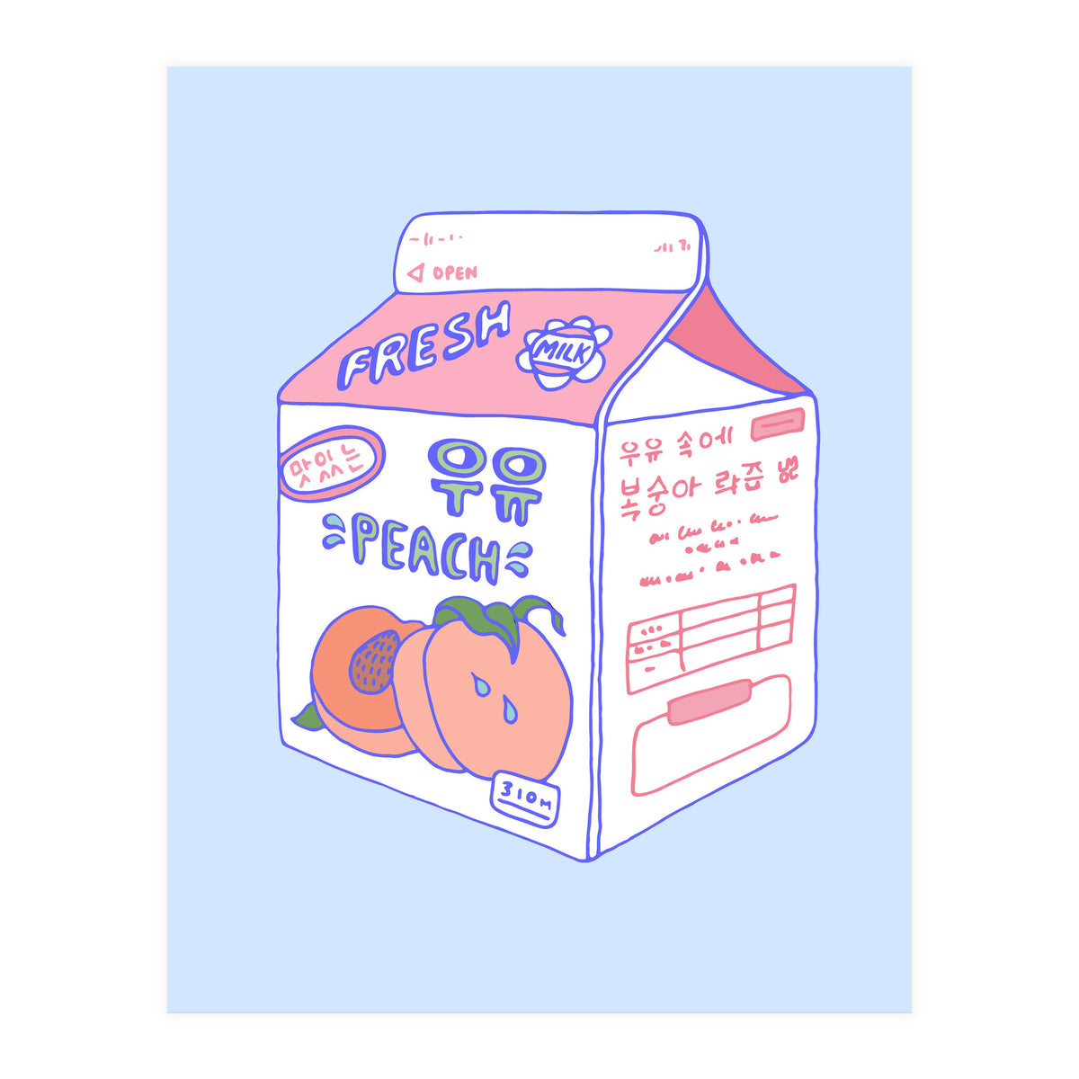 Peach Milk (Print Only)