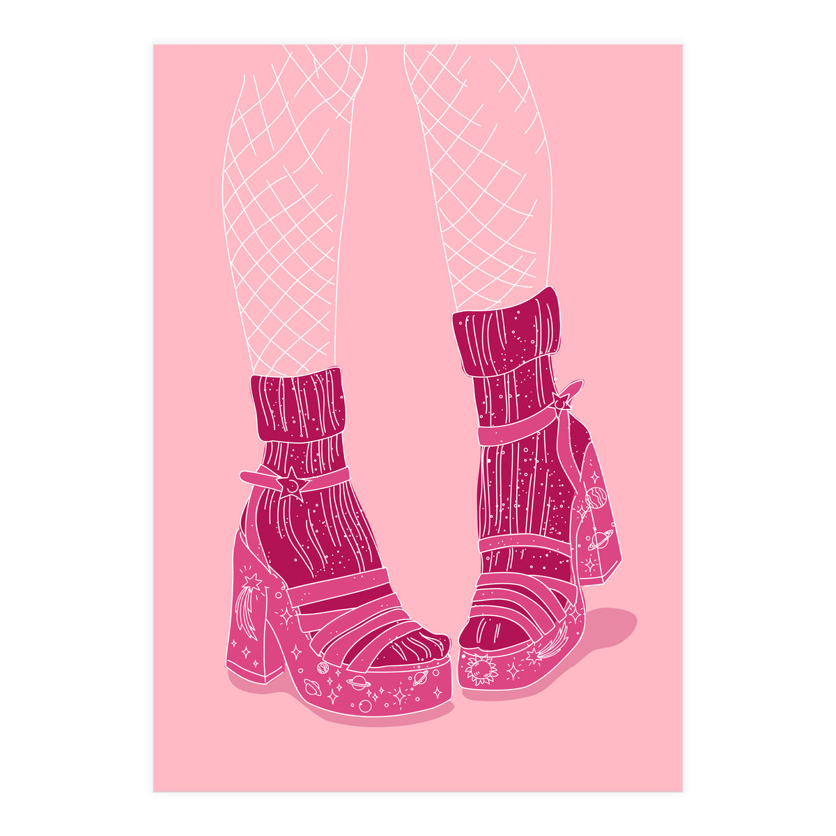 Heelsandsocks (Print Only)