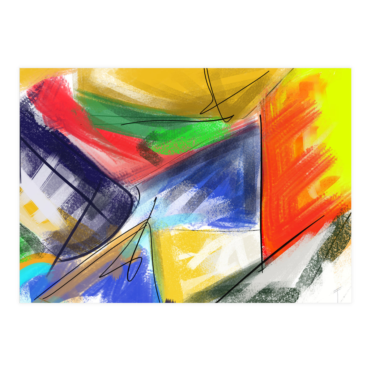 Colored Brushes (Print Only)