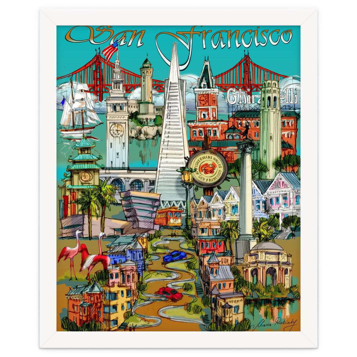 San Francisco Illustration