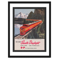 The New Shasta Daylight Train Advertisement