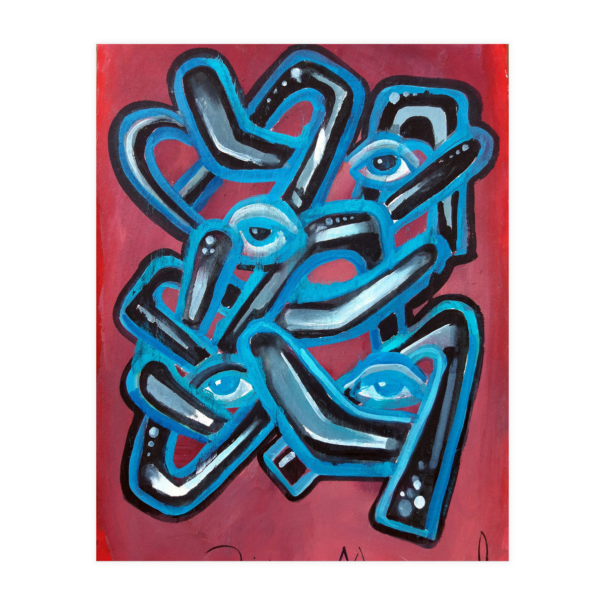 Formas Lenguas Y Ojos (Print Only)