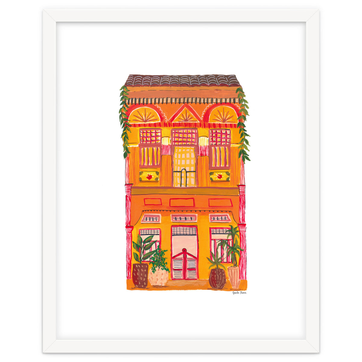 Orange House A4