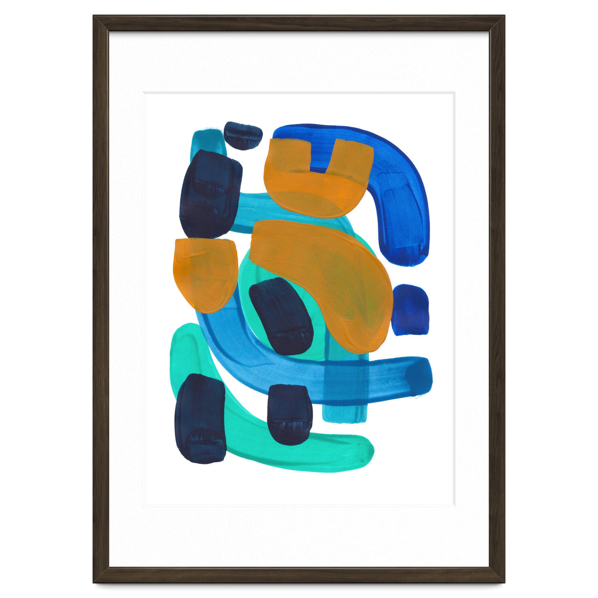 Marine Shapes Yellow Accent