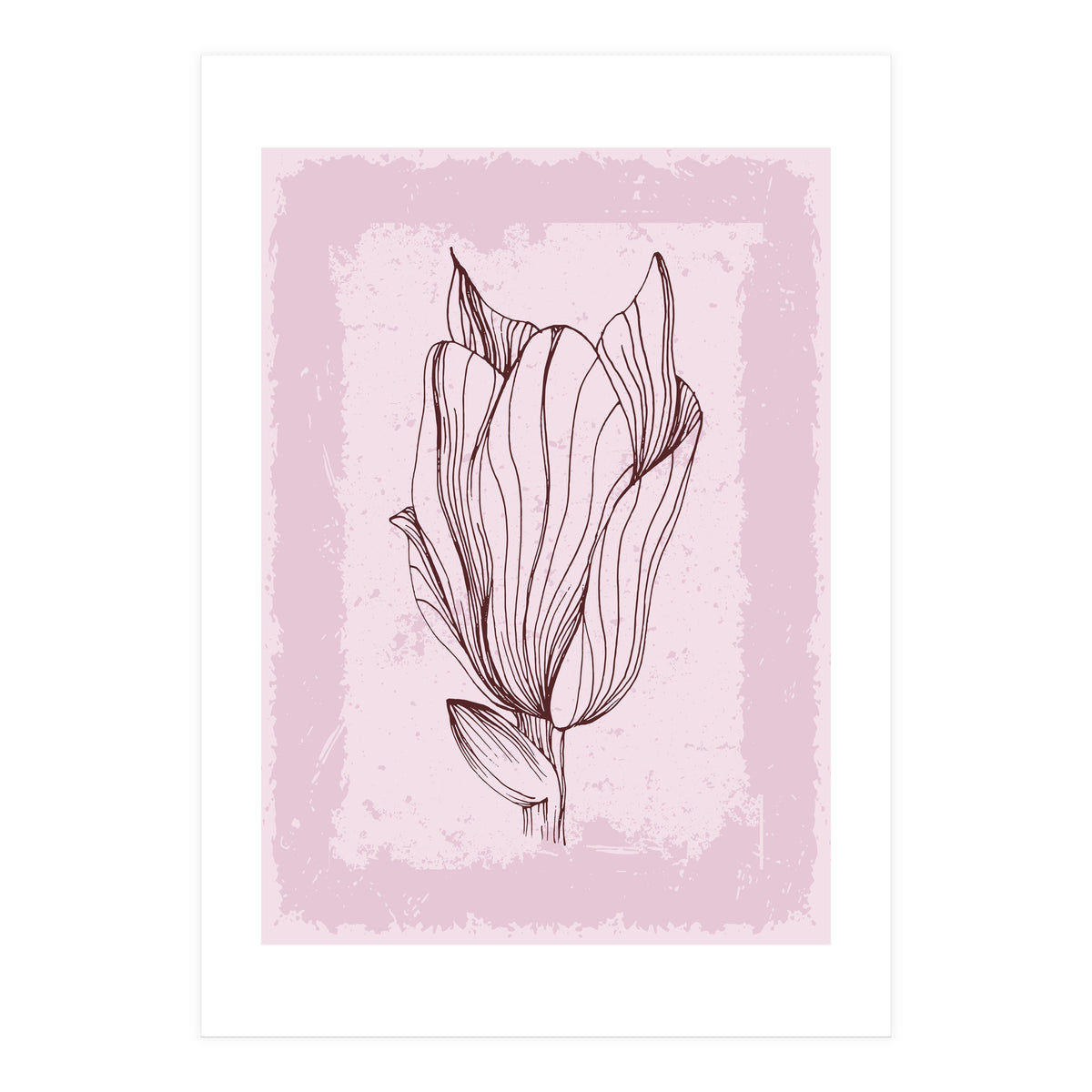 Magnolia Abstract Geometric Nordic (Print Only)