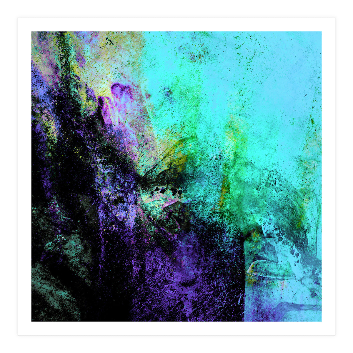 Stormy Purple Vs Black (Print Only)