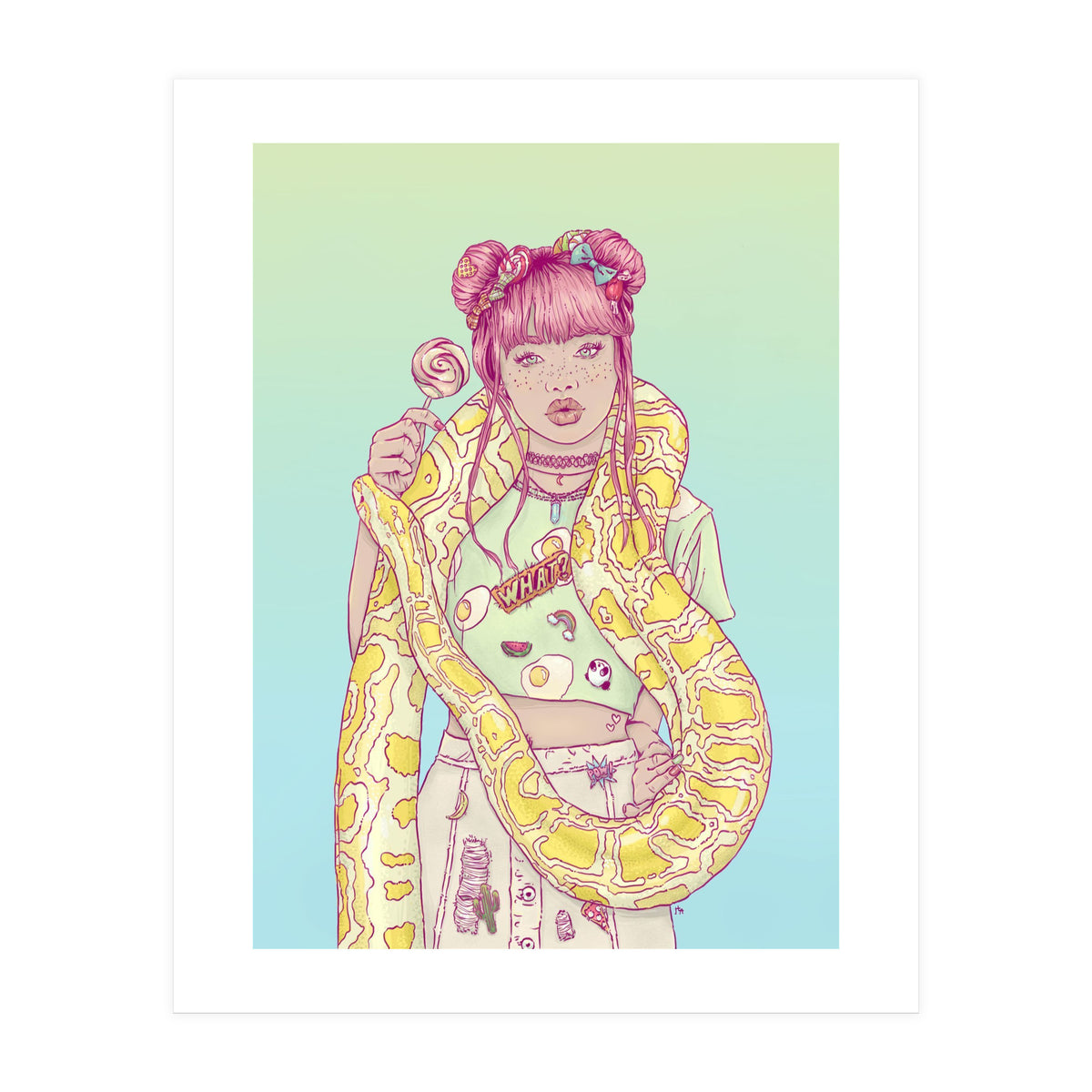 Candid Candy Lady (Print Only)