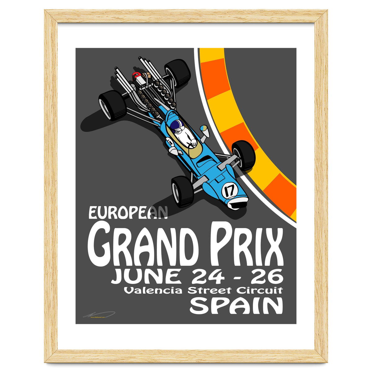 European Grand Prix poster