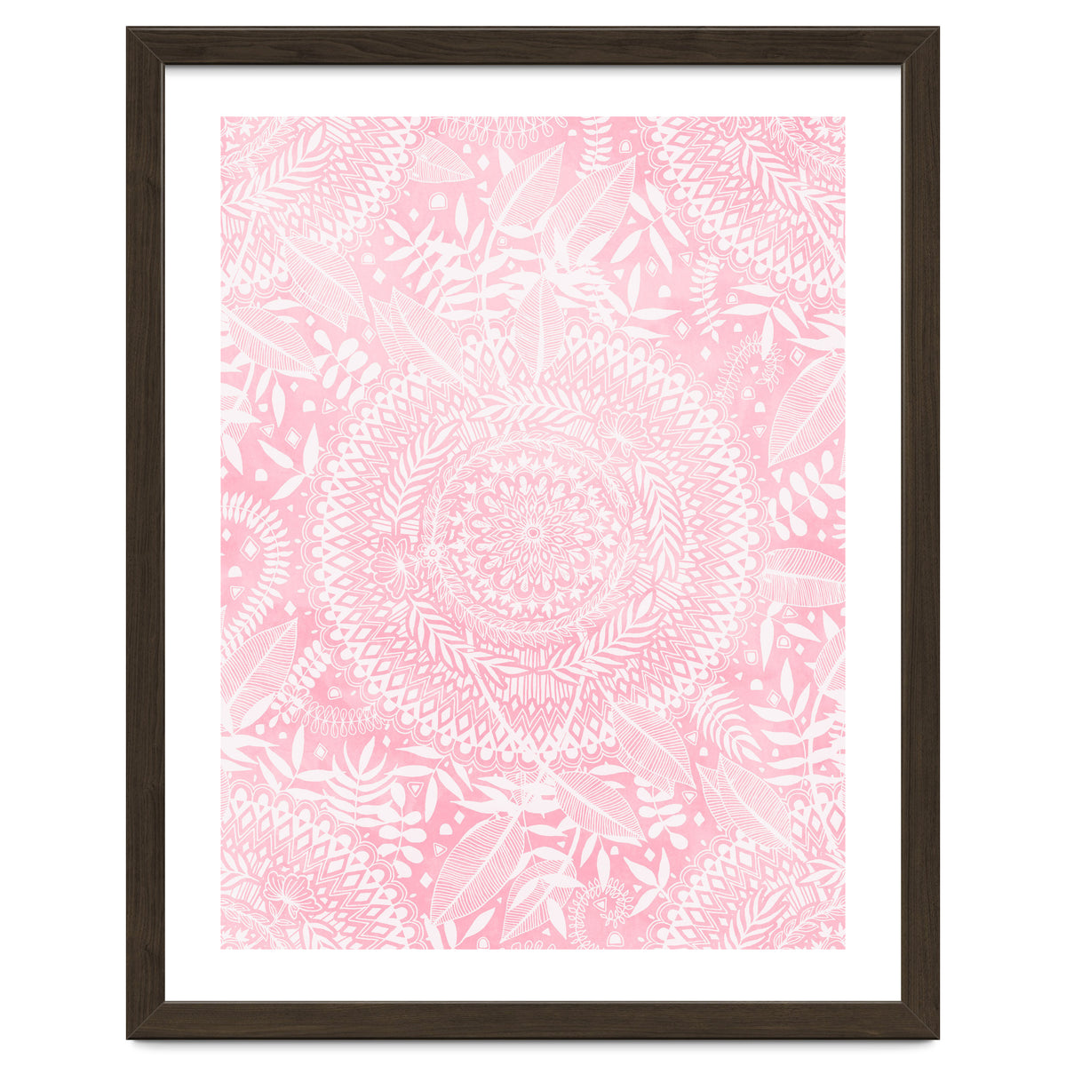 Medallion Pattern in Blush Pink
