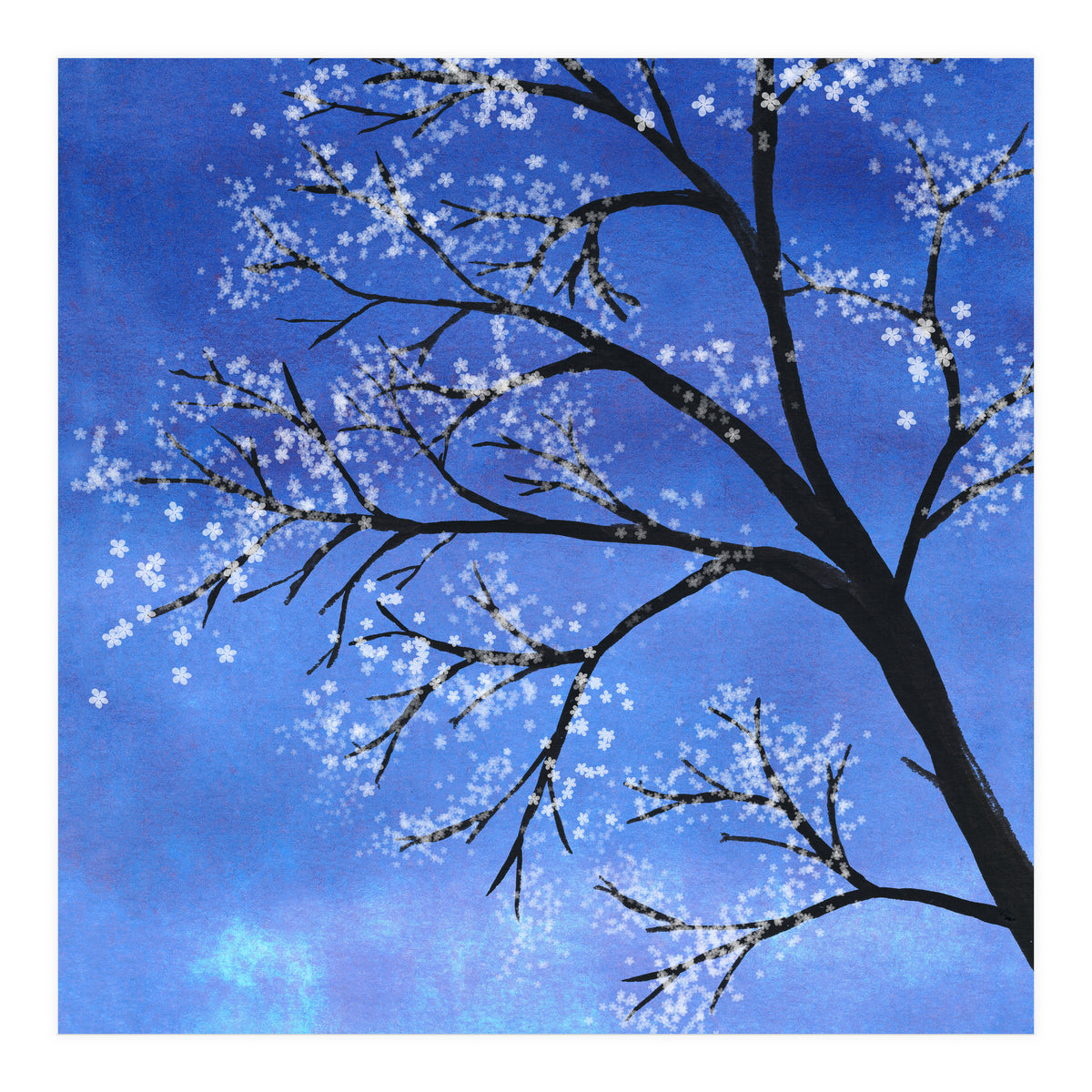 Tree in bloom  (Print Only)