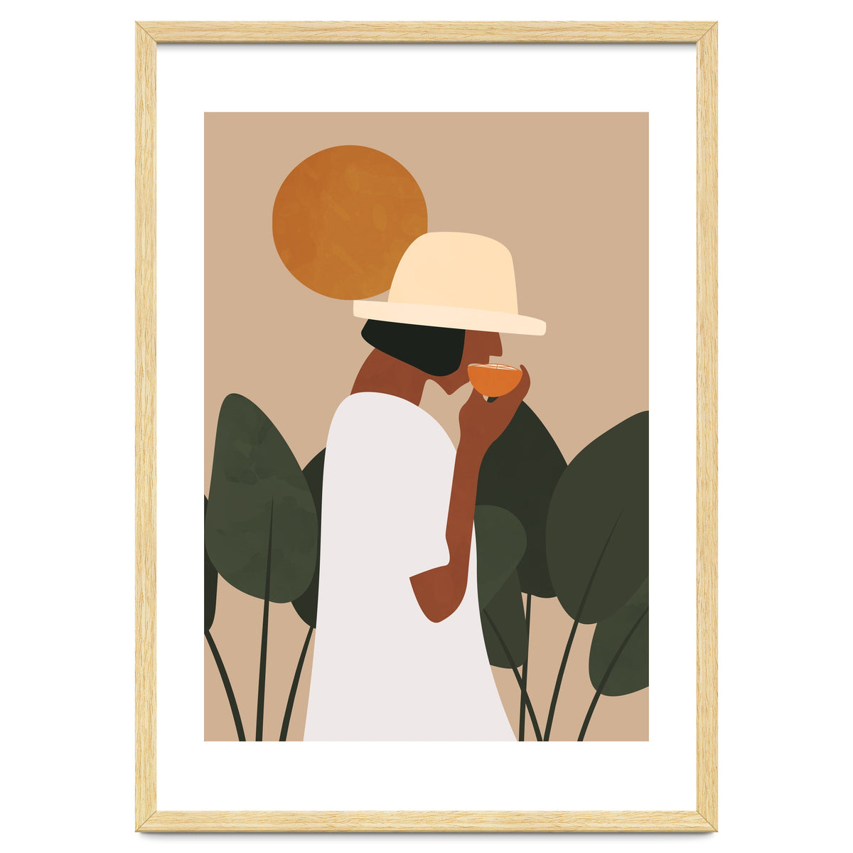 Boho Chic Woman at Park