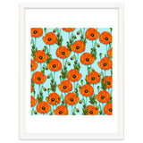 Peoni Garden | Boho Floral Meadow | Vintage Botanical Graphic Design thumbnail