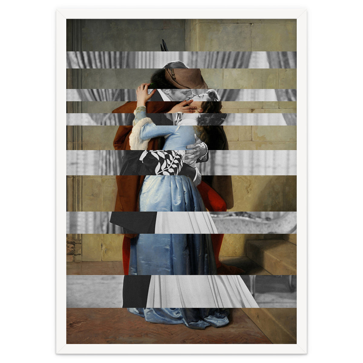 Hayez's "The Kiss" & Clark Gable and Vivien Leigh