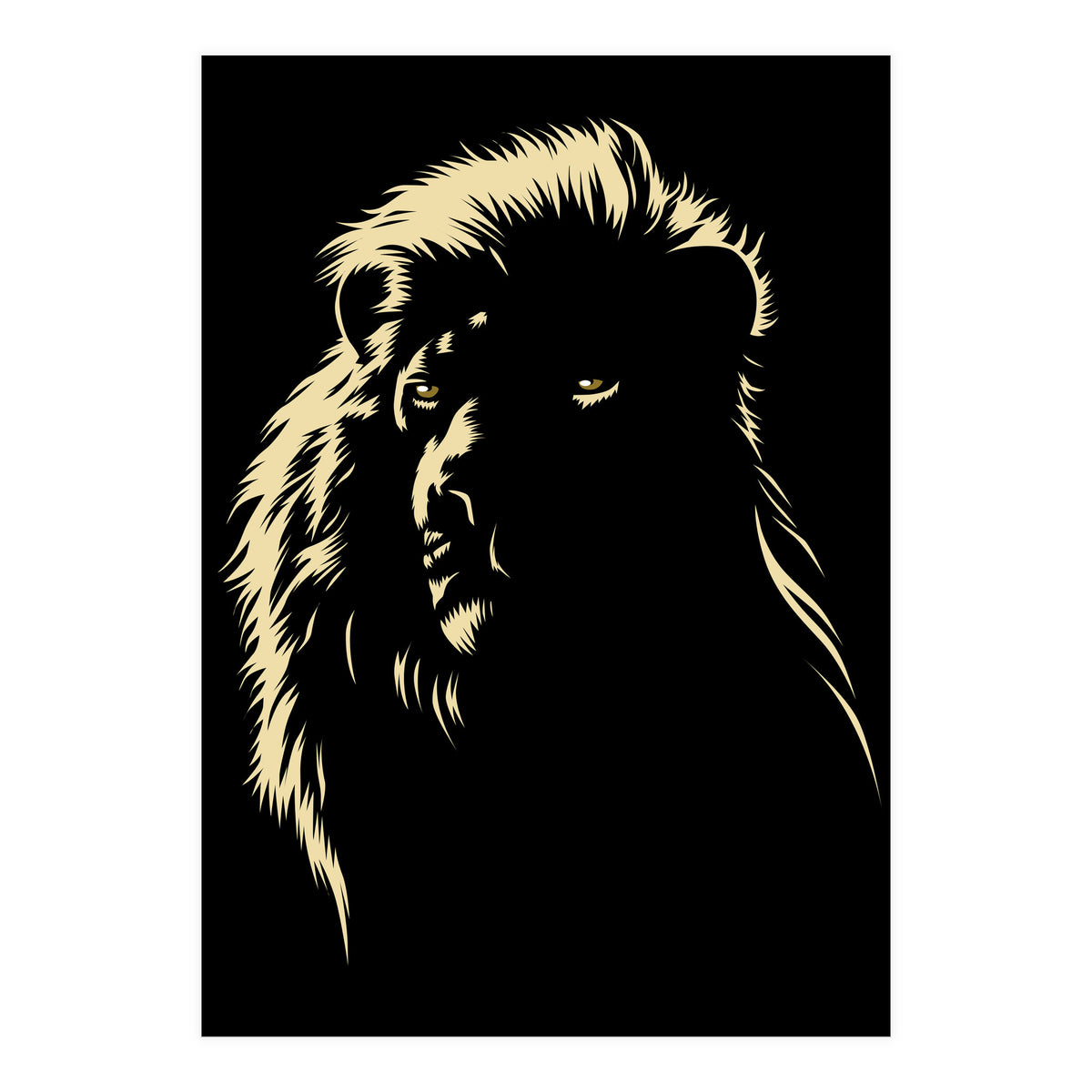 shadow lion (Print Only)