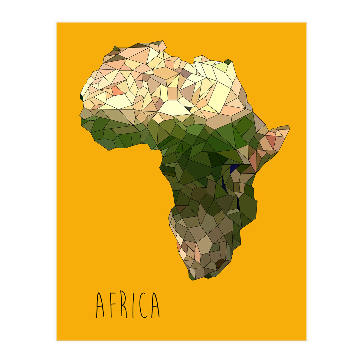 AFRICA – Yellow  (Print Only)