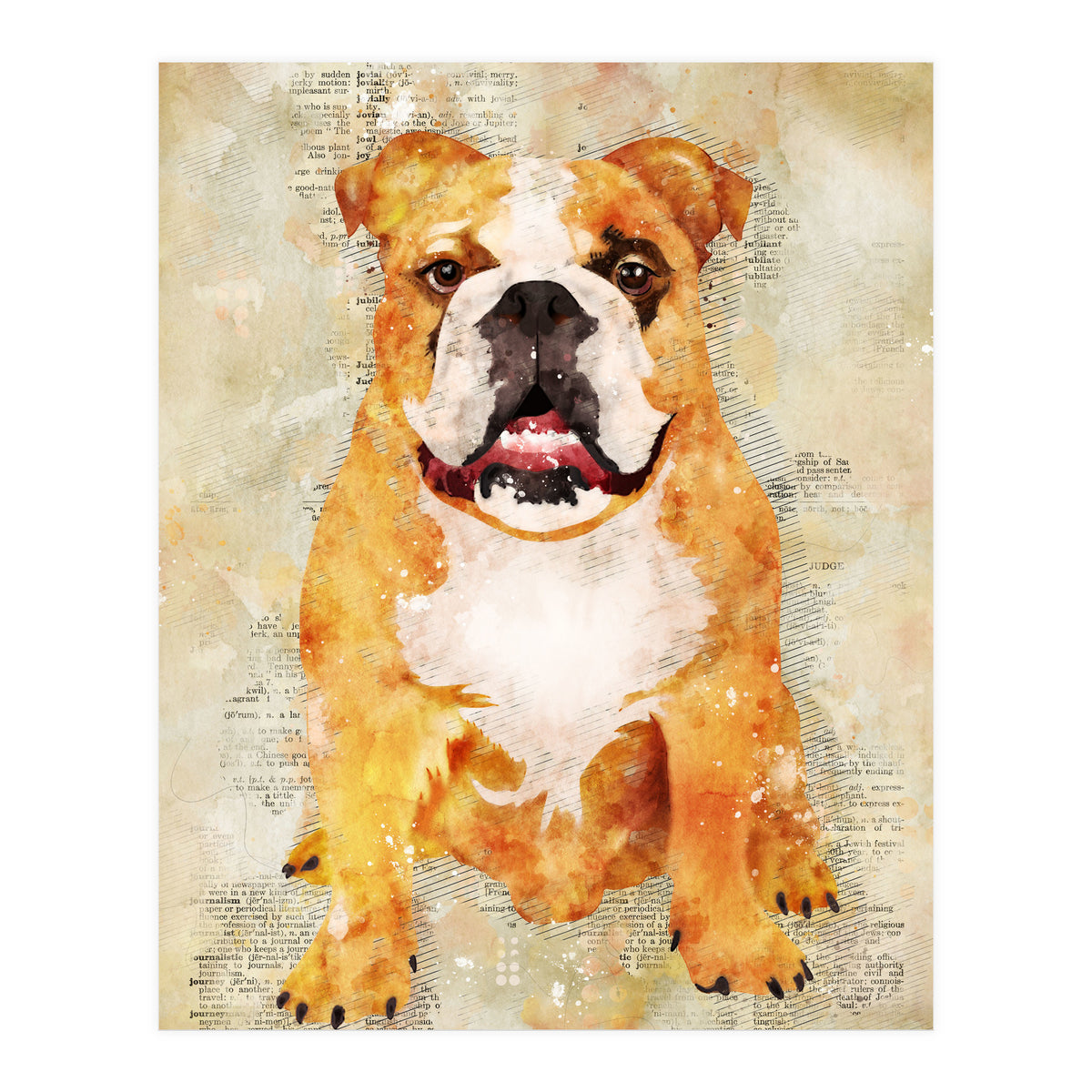 Boxer Dog (Print Only)
