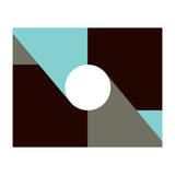 Geometric Shapes No. 29 - baby blue & grey (Print Only) thumbnail
