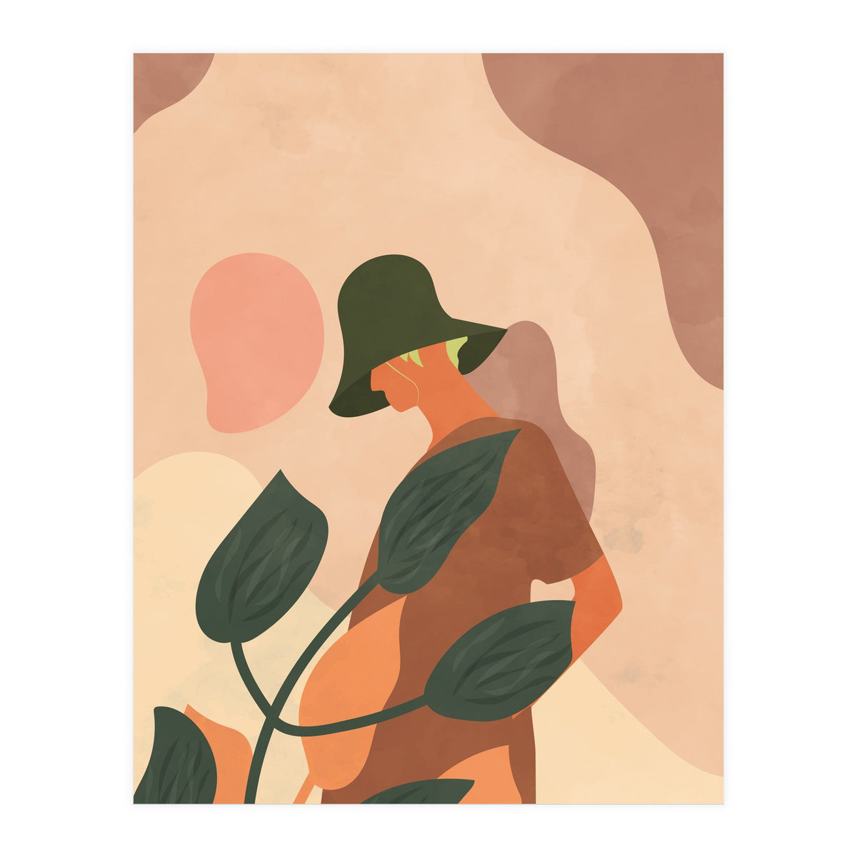 Female Bohemian Artwork (Print Only)