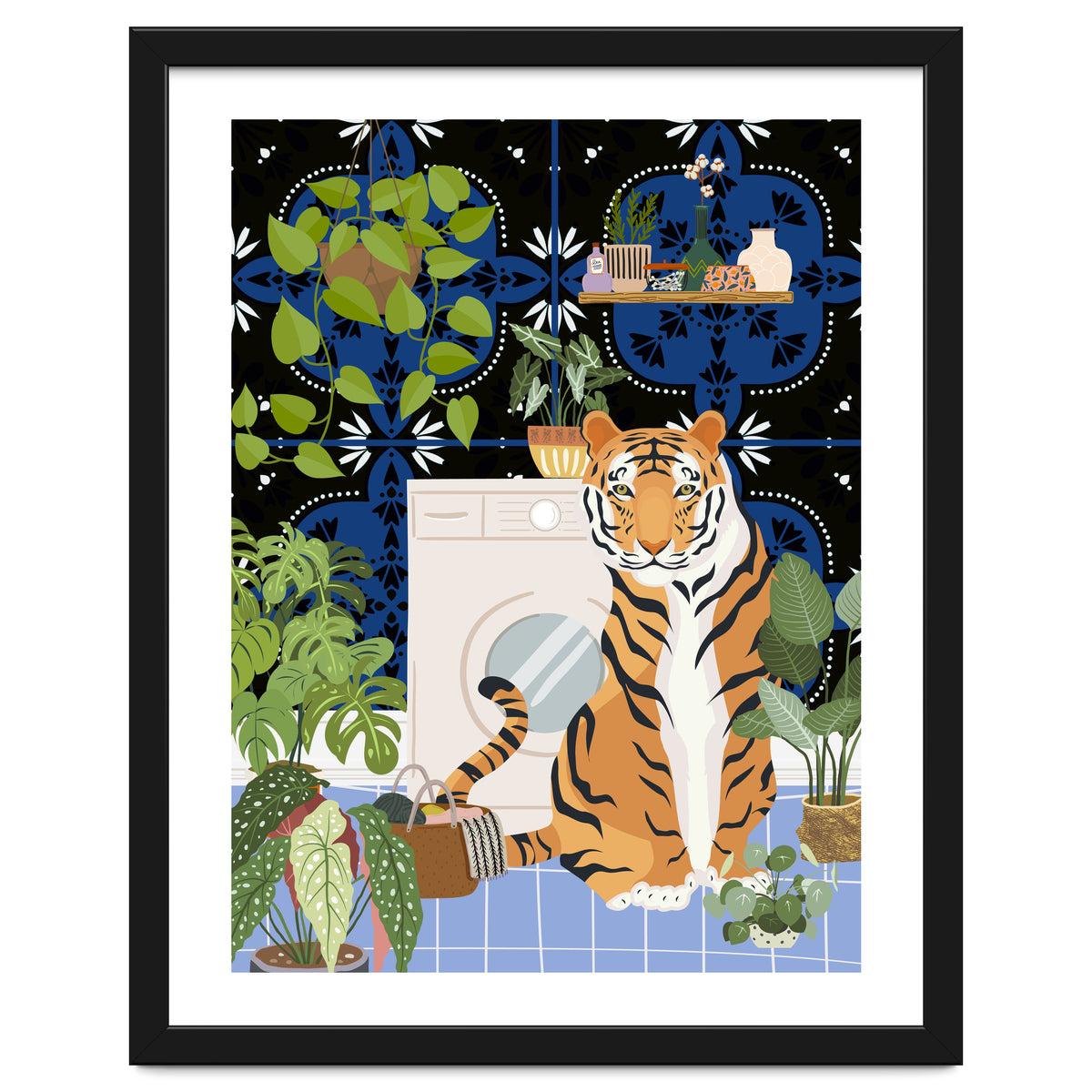 Tiger in My Laundry Room