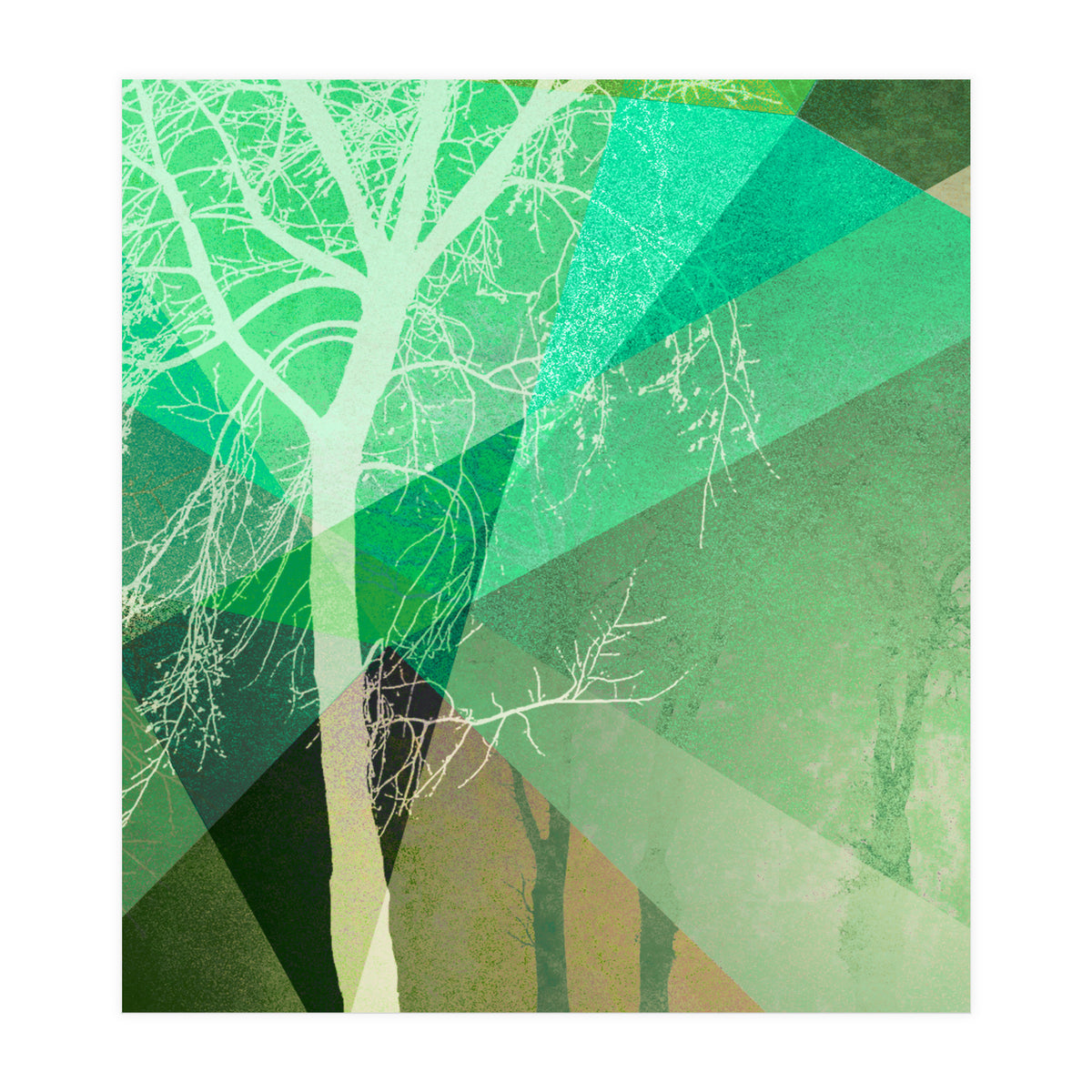 P22 B Trees And Triangles (Print Only)