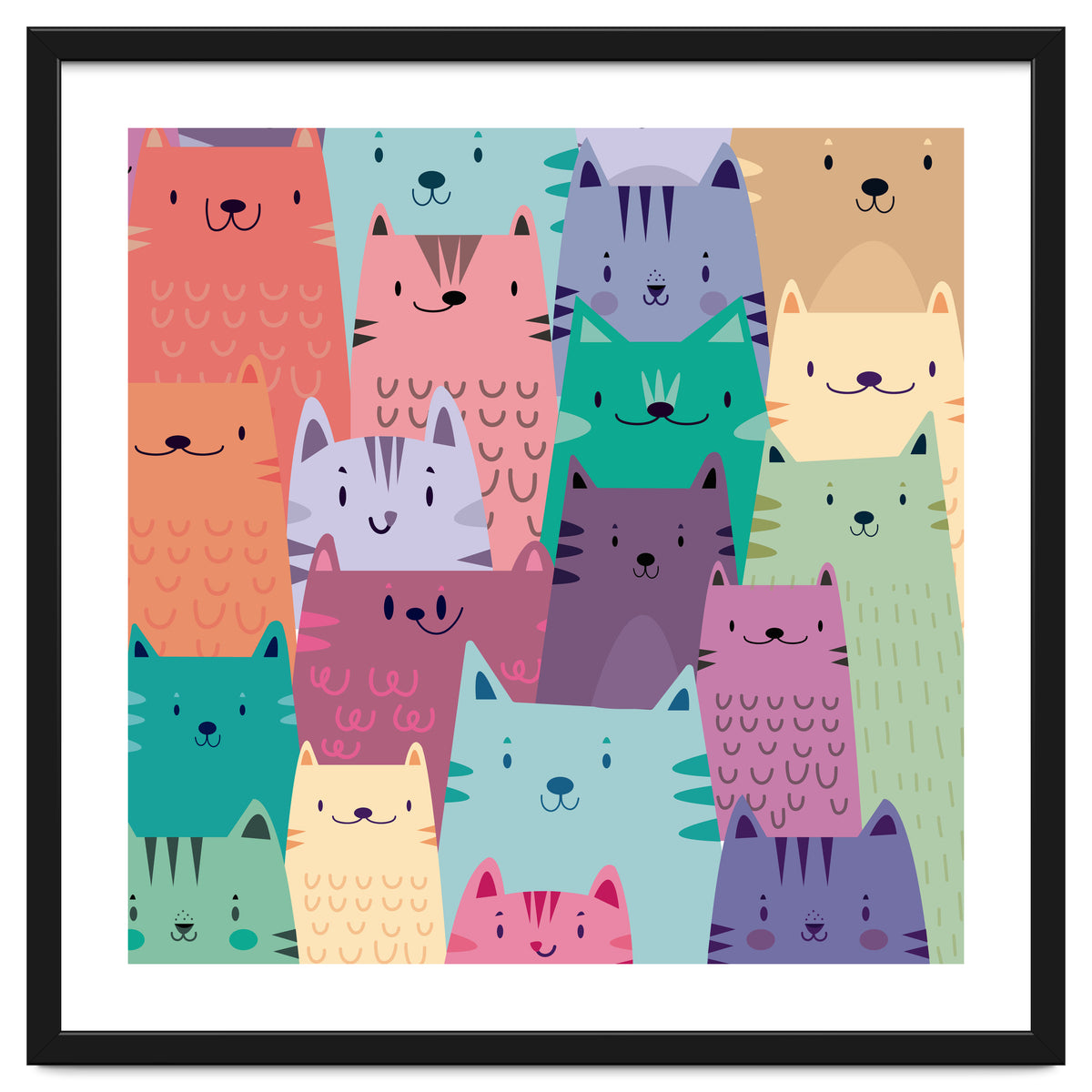 Pastel cats
