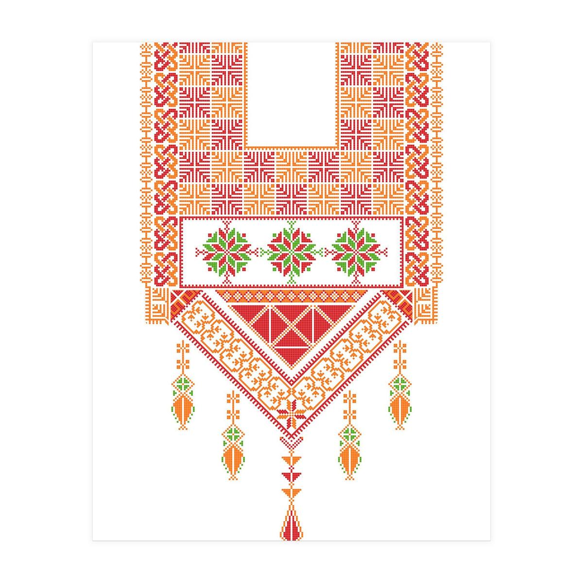 Tatreez Ornament 2 (Print Only)