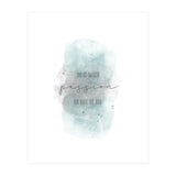 Do it with passion or not at all | watercolor turquoise (Print Only) thumbnail