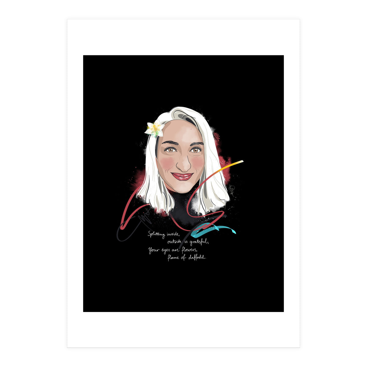 Flame Of Daffodil (Print Only)