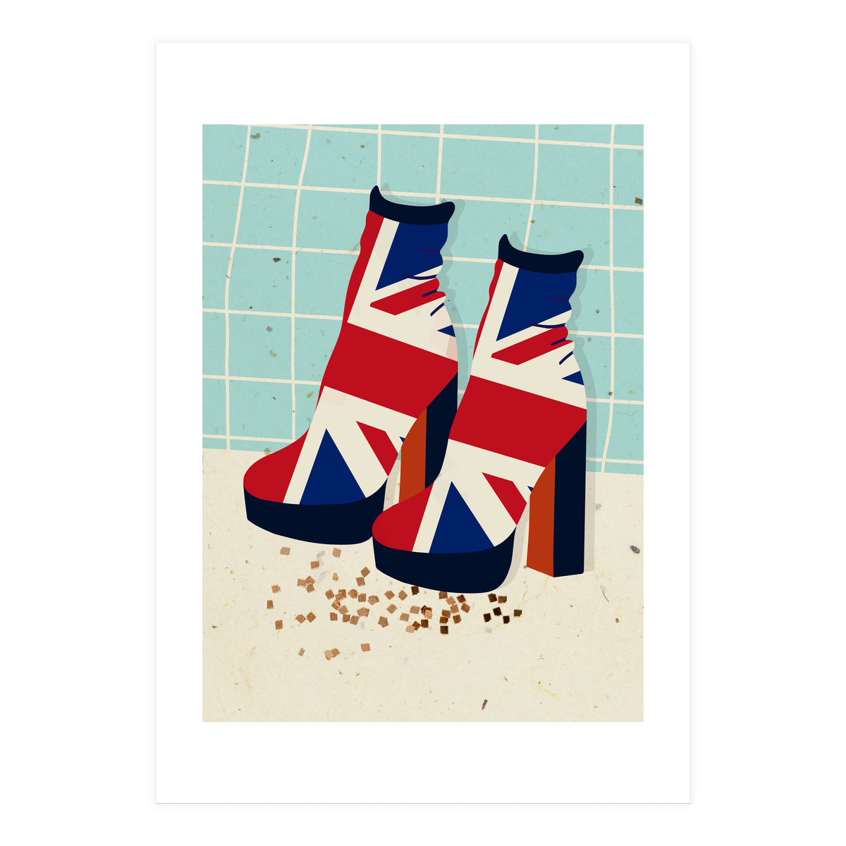 Union Jack Boots (Print Only)