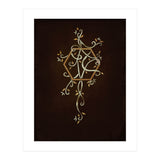 Flowering golden hexagon (Print Only) thumbnail