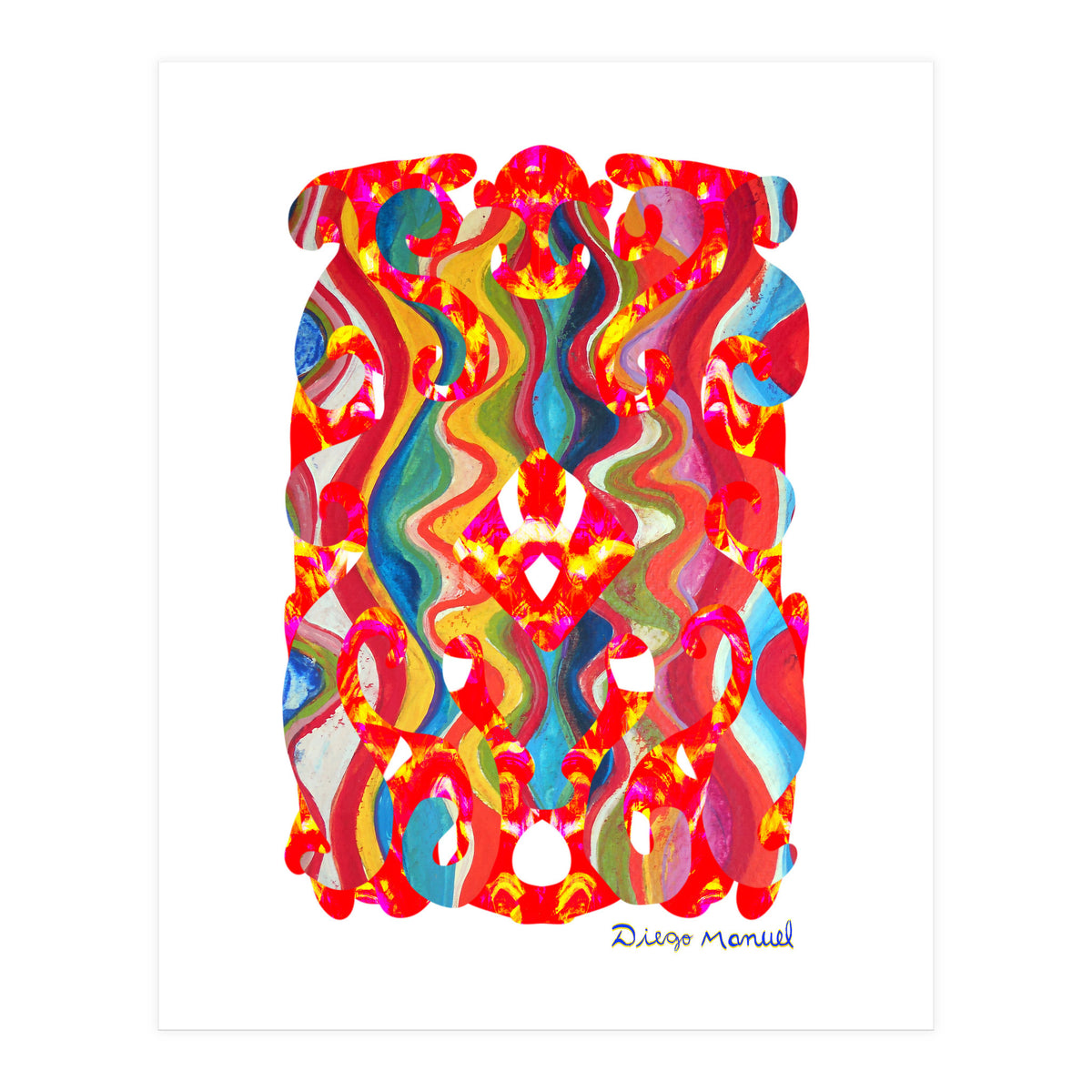 Pop Abstract Asimetrico 30 Copia (Print Only)
