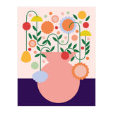 Happy flower jar (Print Only) thumbnail