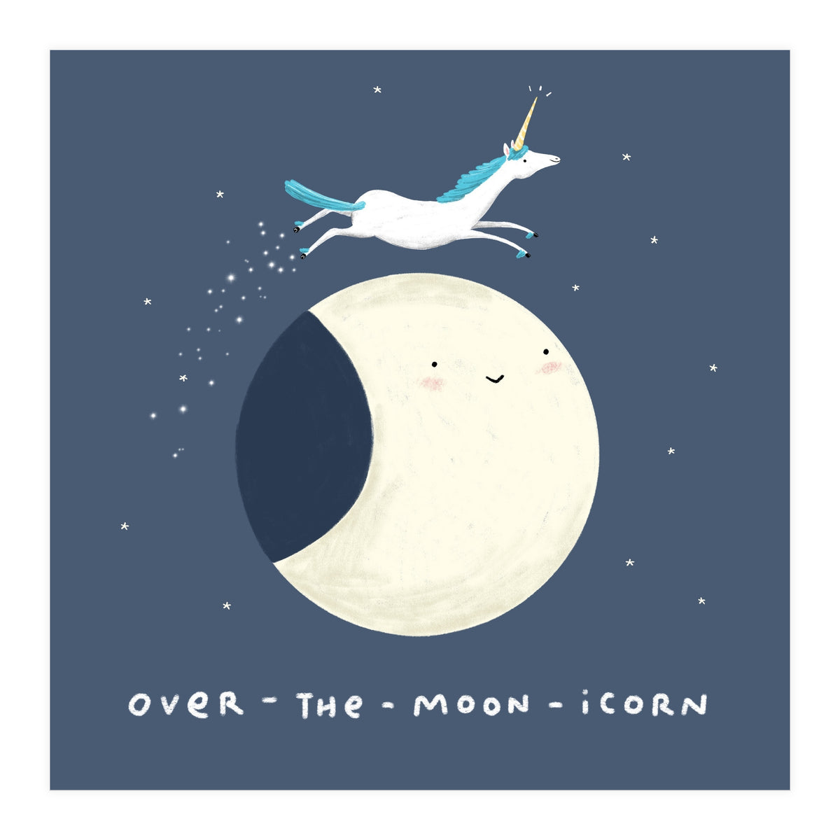 Over The Moon Icorn (Print Only)