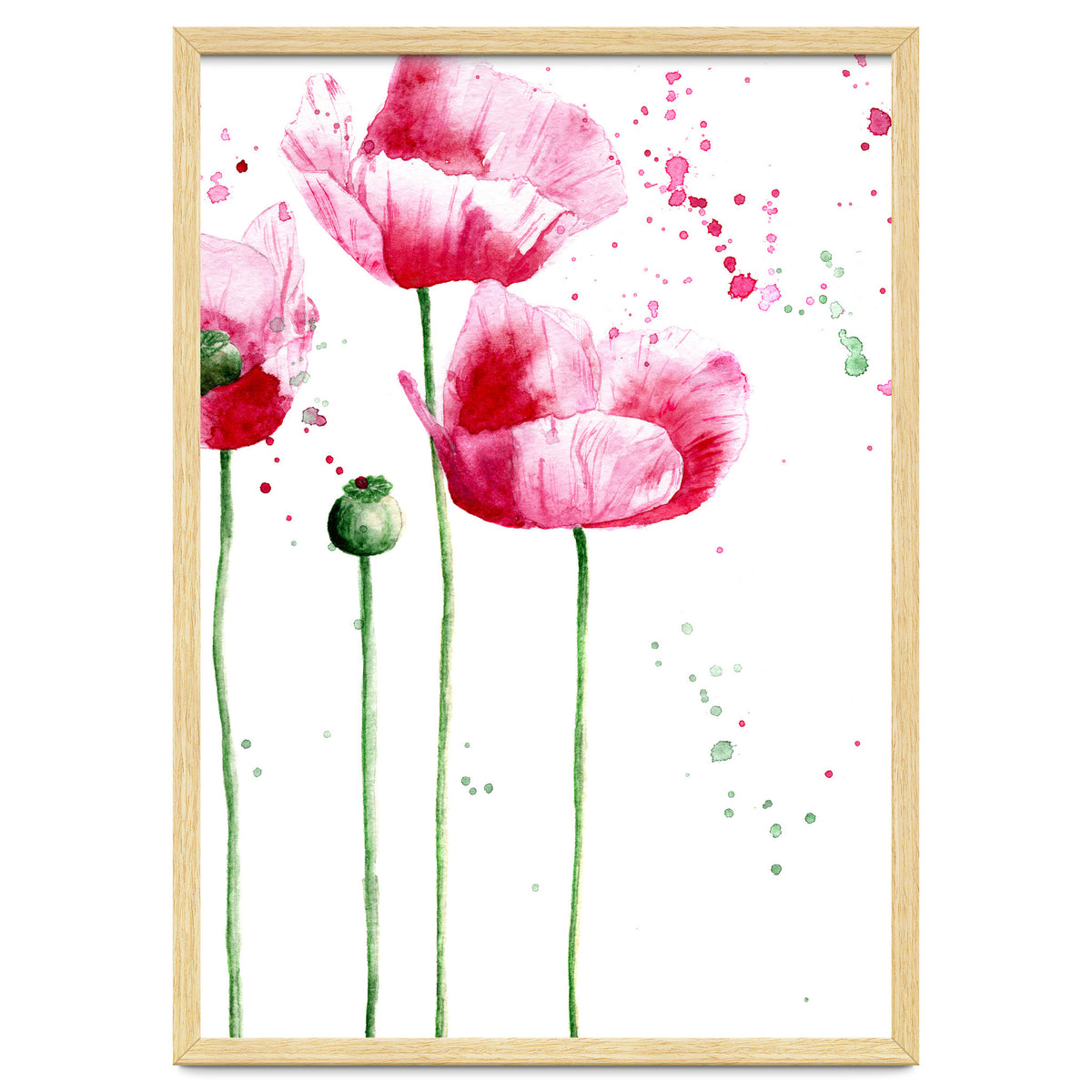 Poppies || watercolor