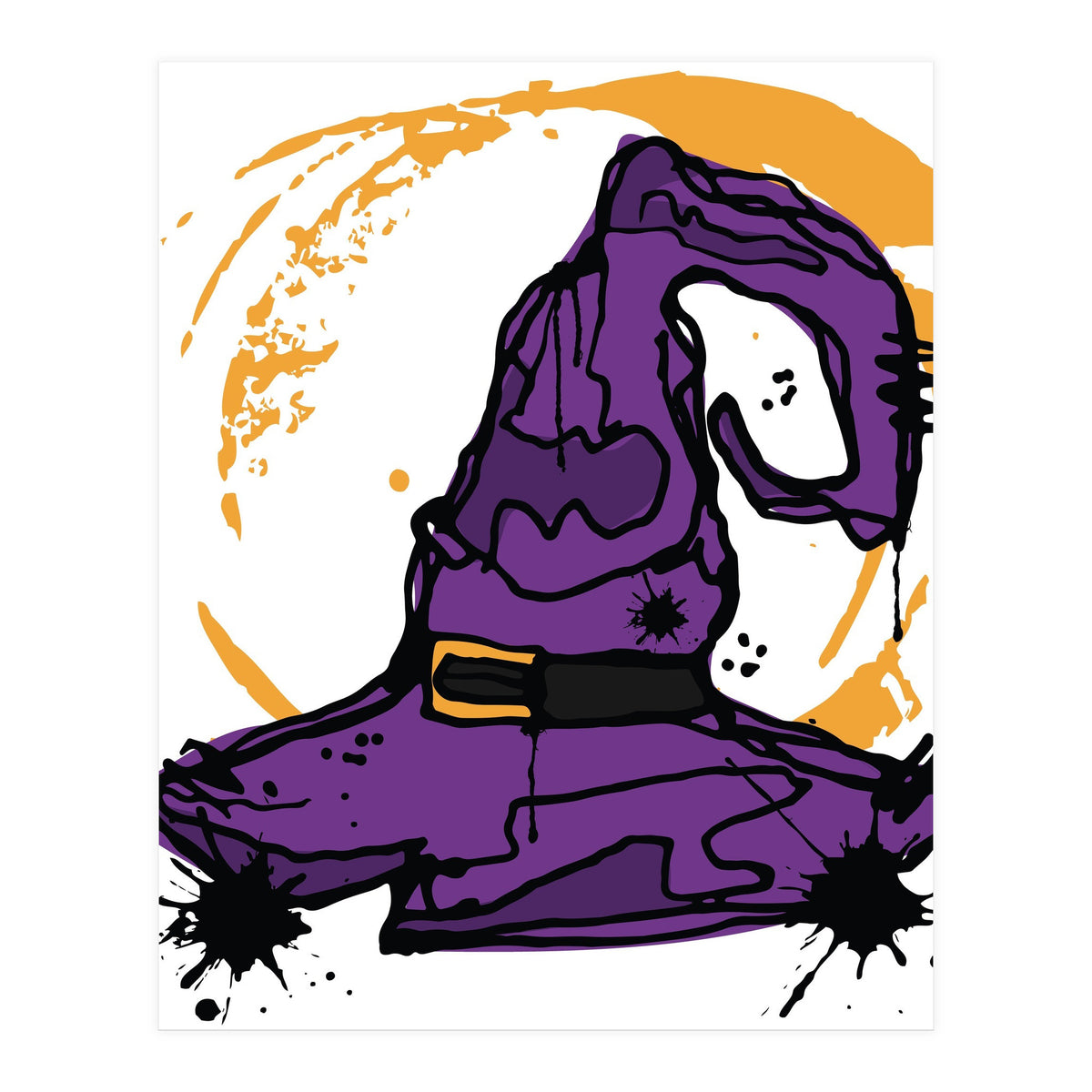 Witch hat Scribble (Print Only)