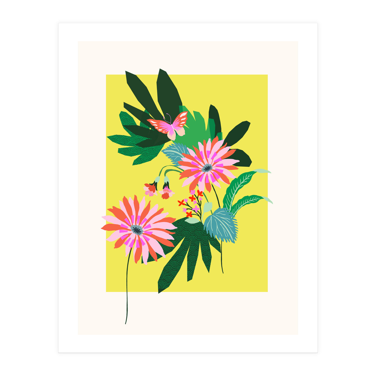 Modern flower (Print Only)