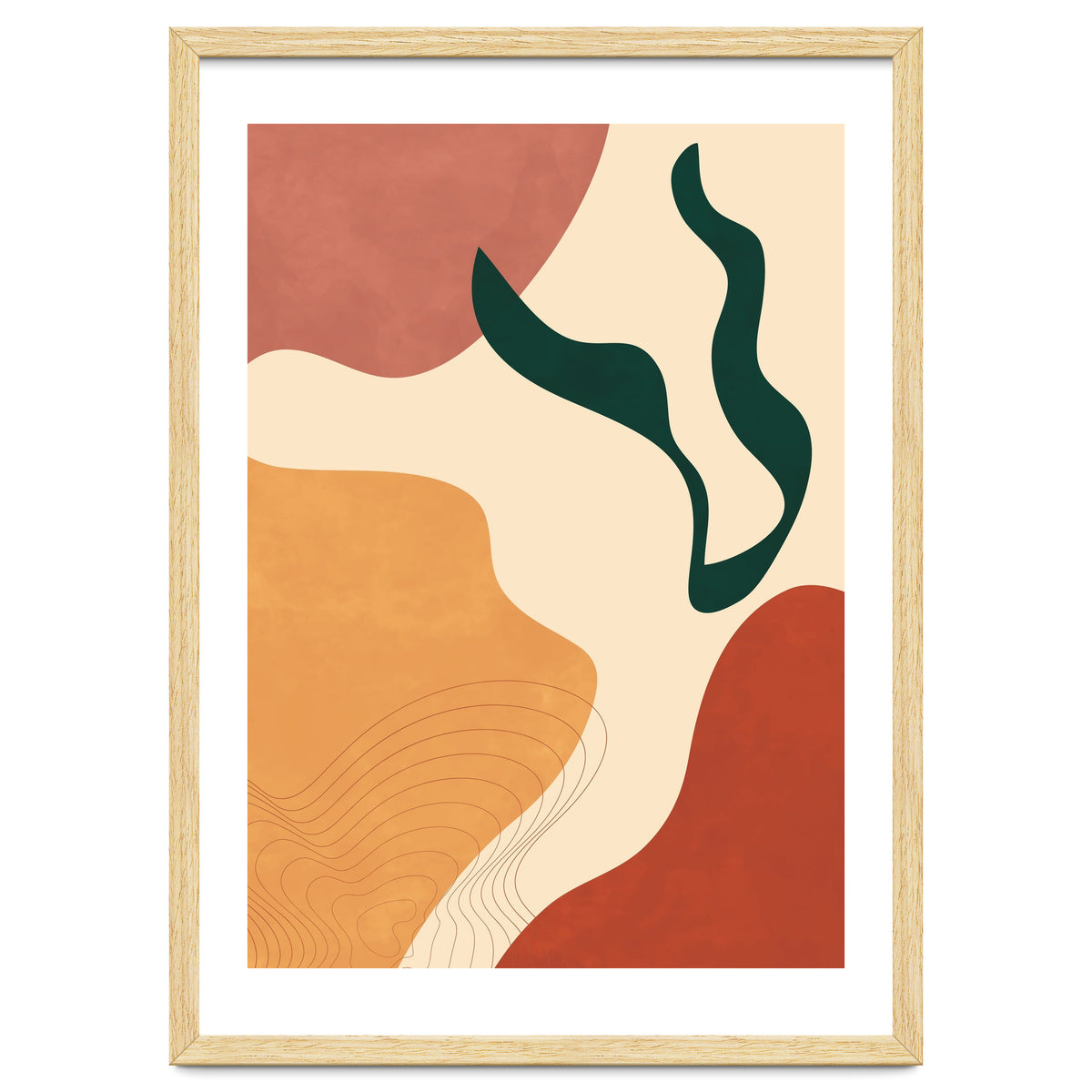 Abstract Scandi Neutral Shapes