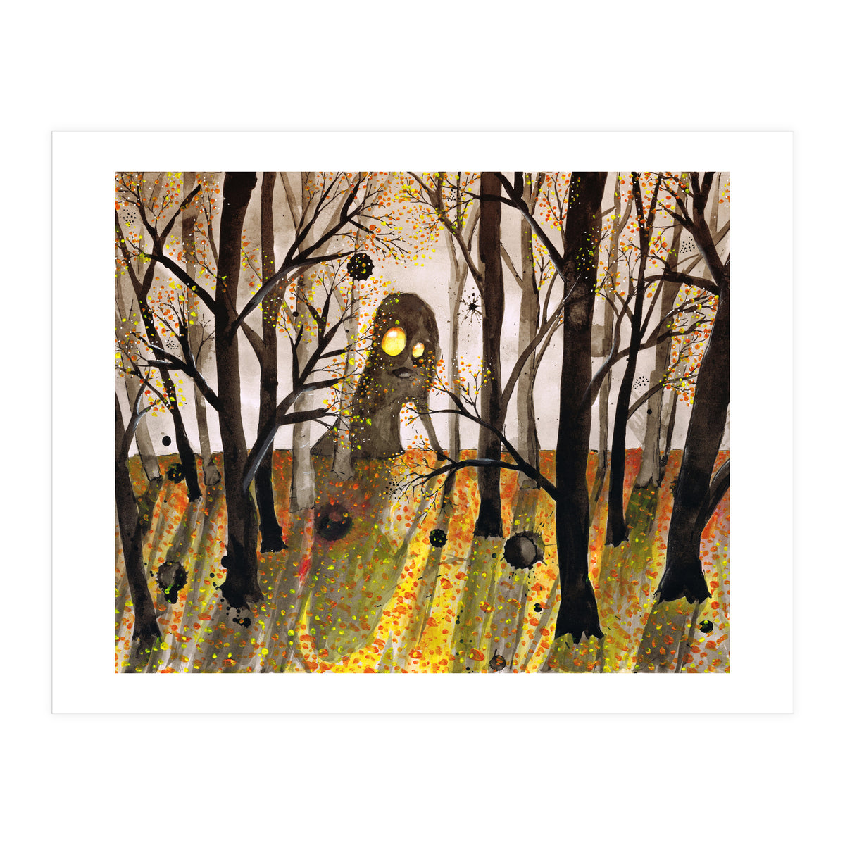 Monster in the woods (Print Only)