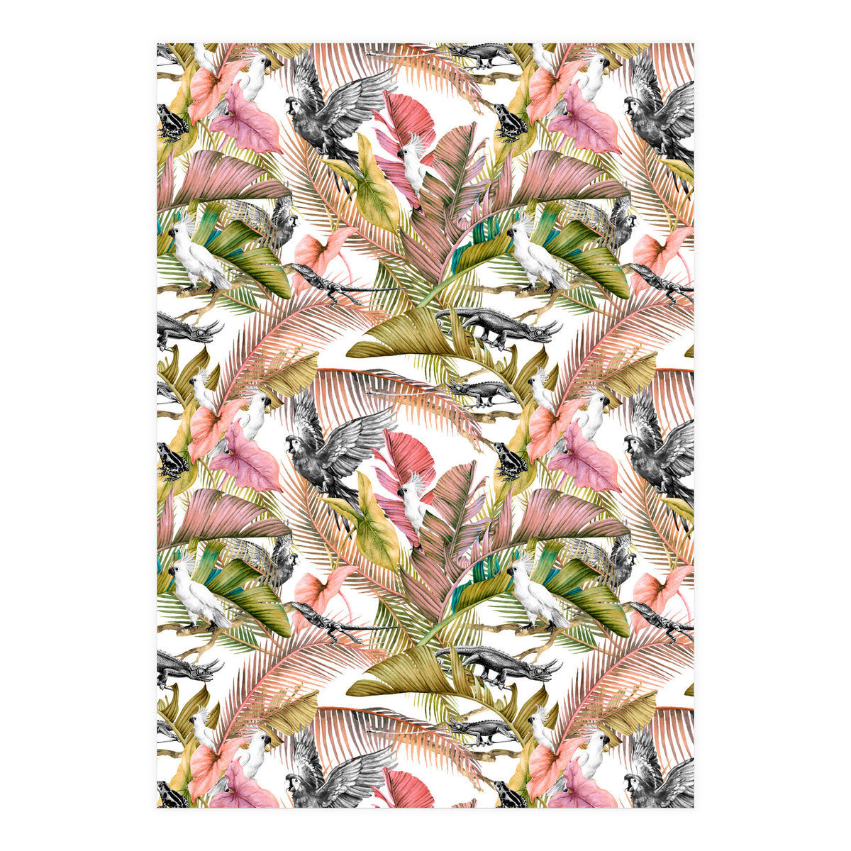 Paradise in the pink jungle (Print Only)