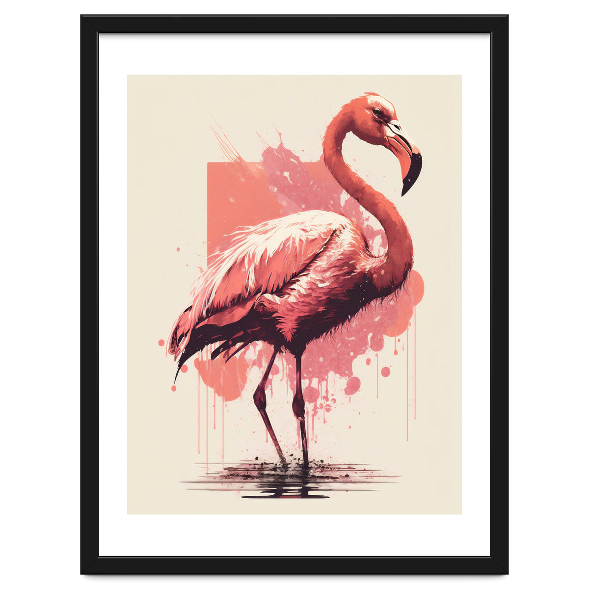 Flamingo Painting