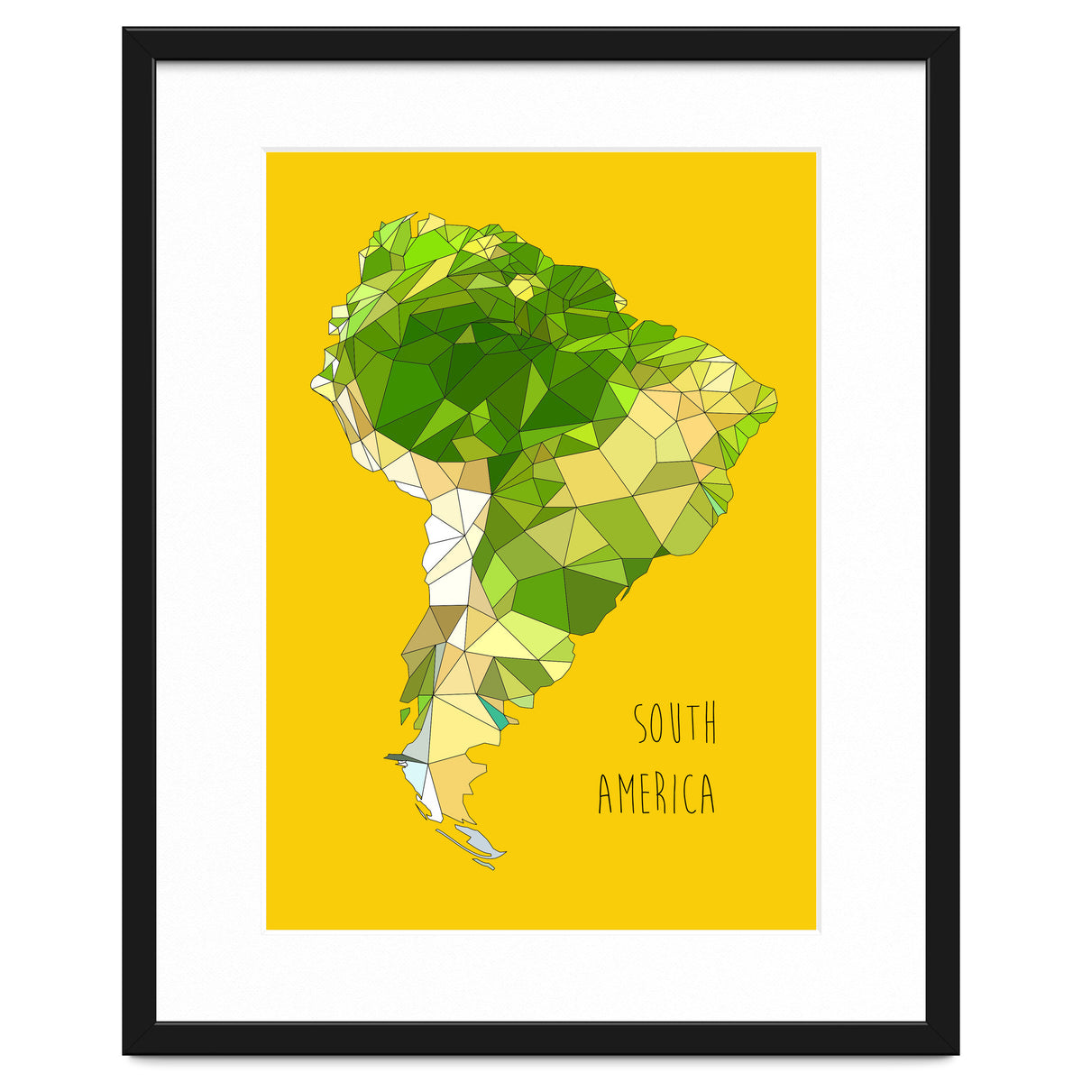 SOUTH AMERICA – Yellow