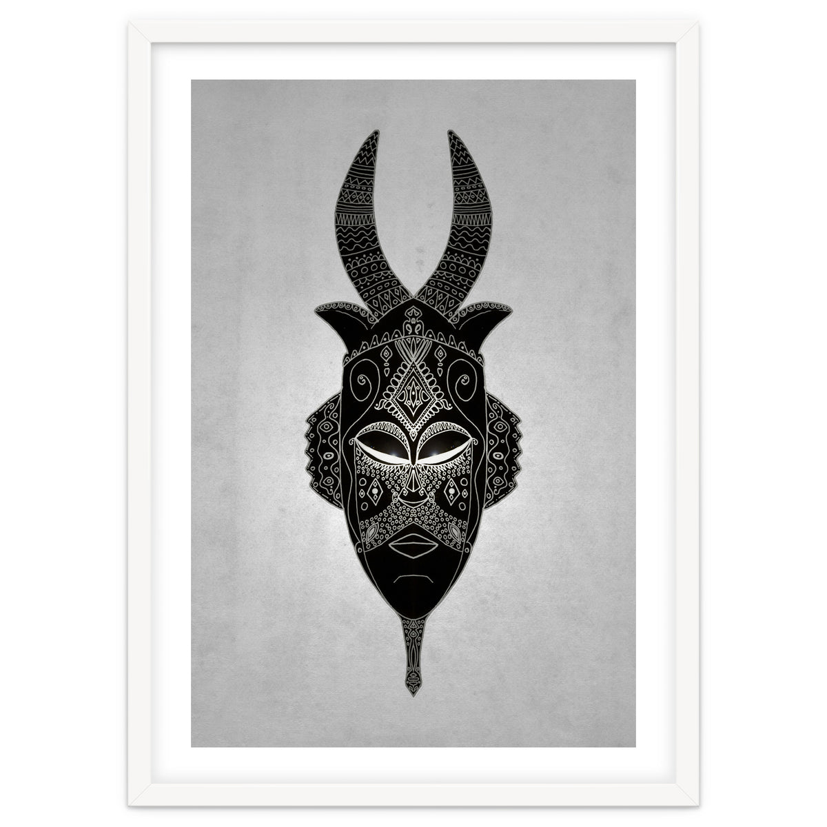Horned Tribal Mask