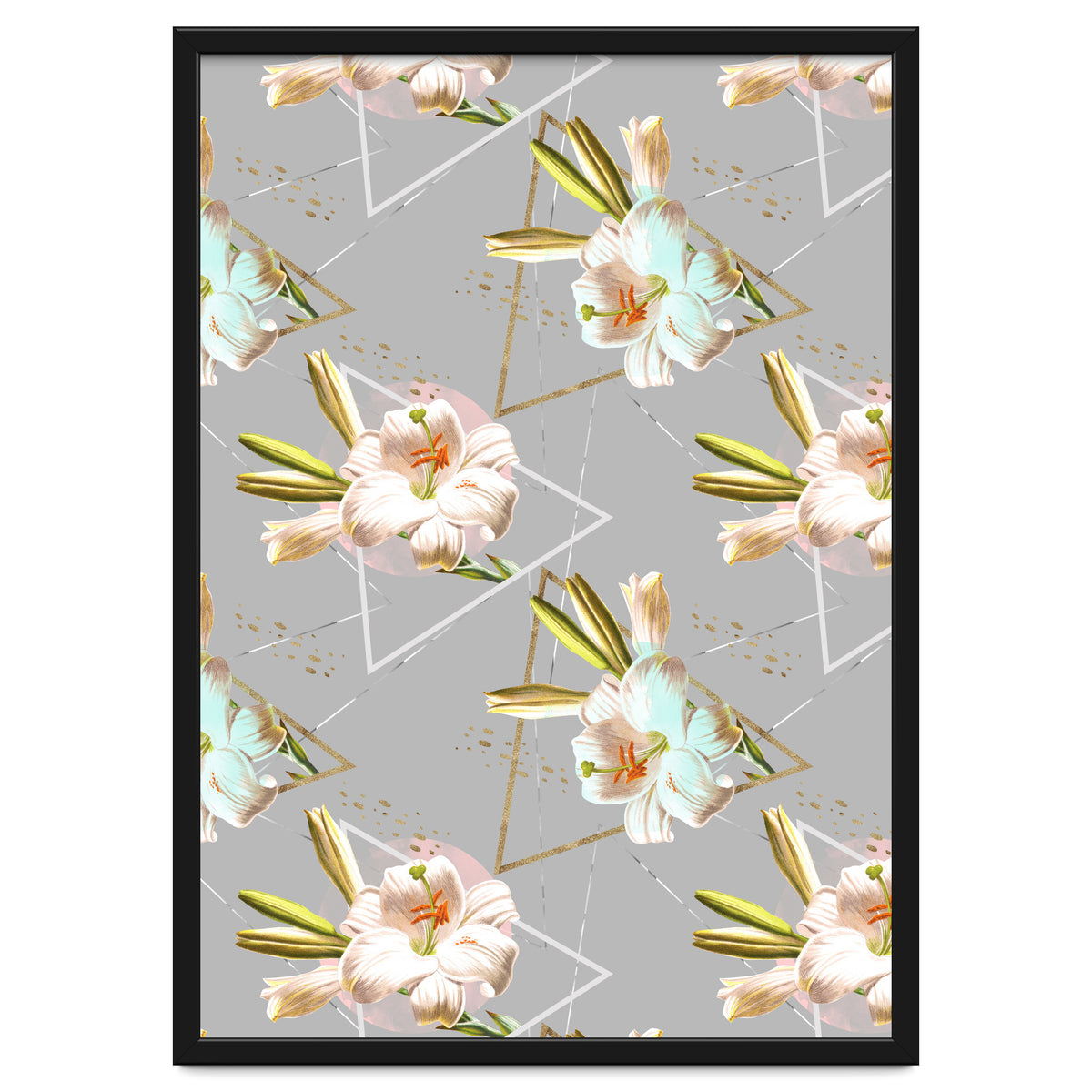 Botanical blooming with geometric 02