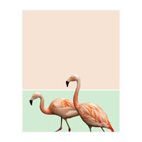 Flamingo Pastel Art (Print Only)