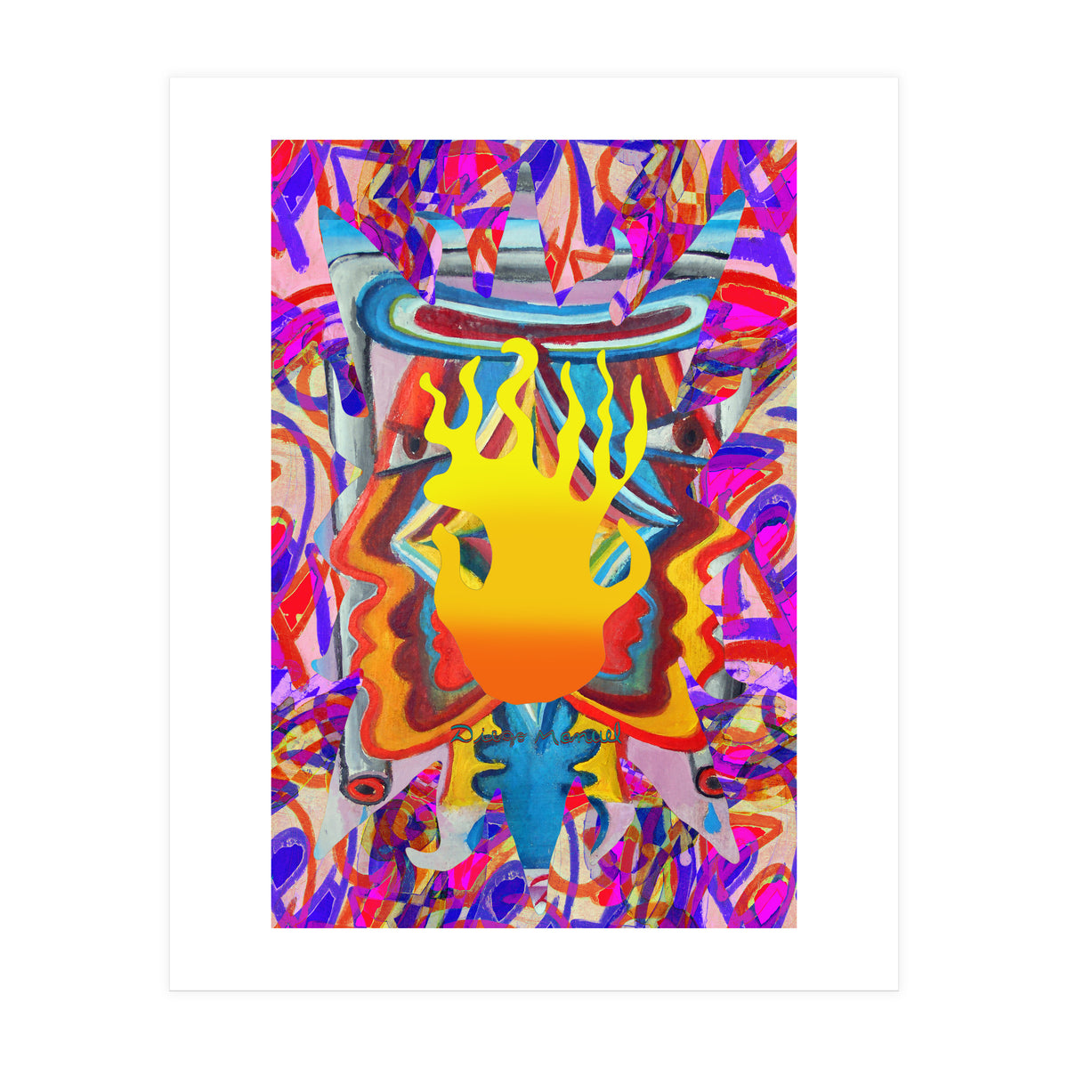 Fuego Y Graffiti 31 (Print Only)