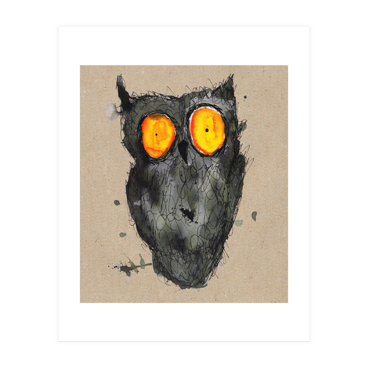 Scary owl (Print Only)
