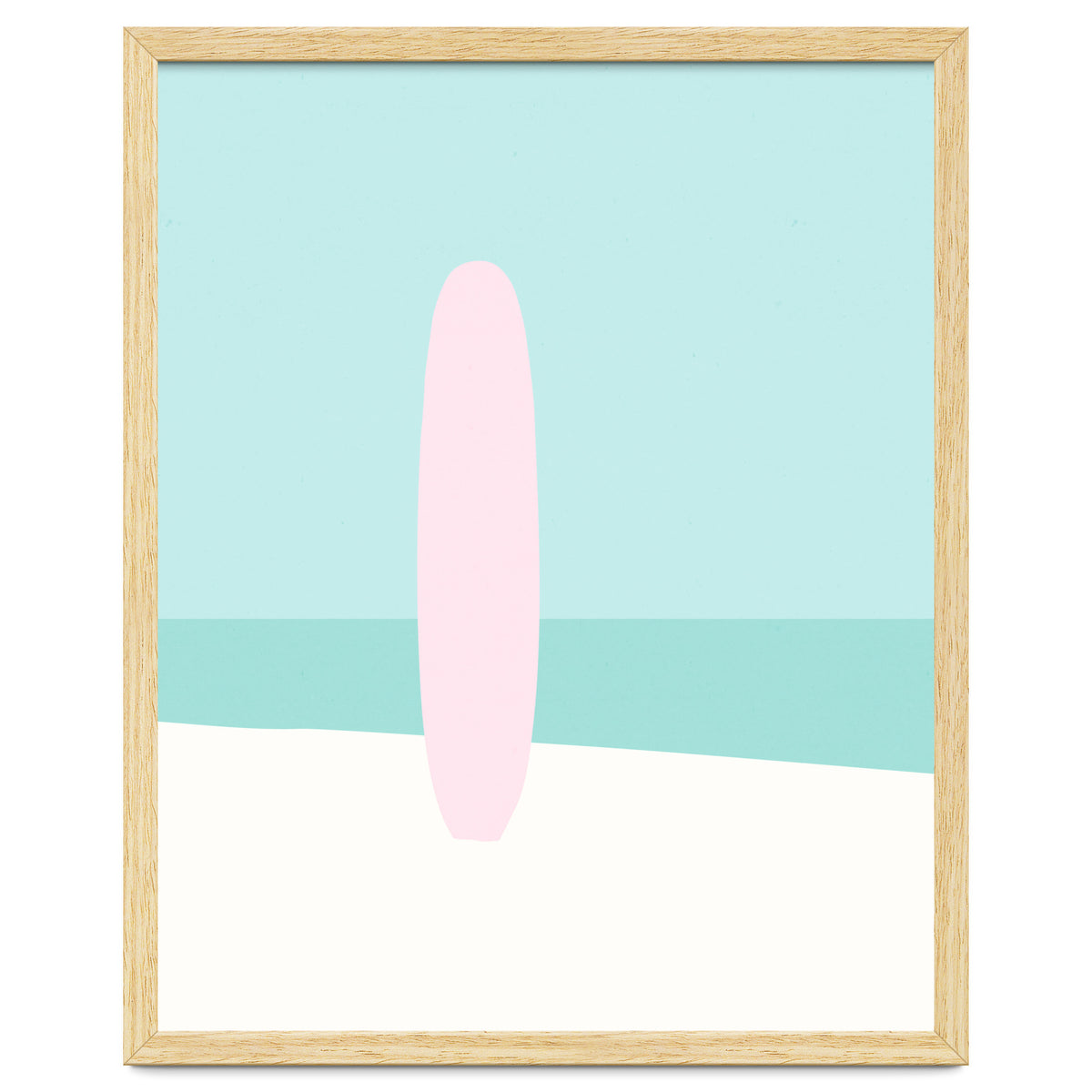 Minimal Surfboard - Turquoise Coast