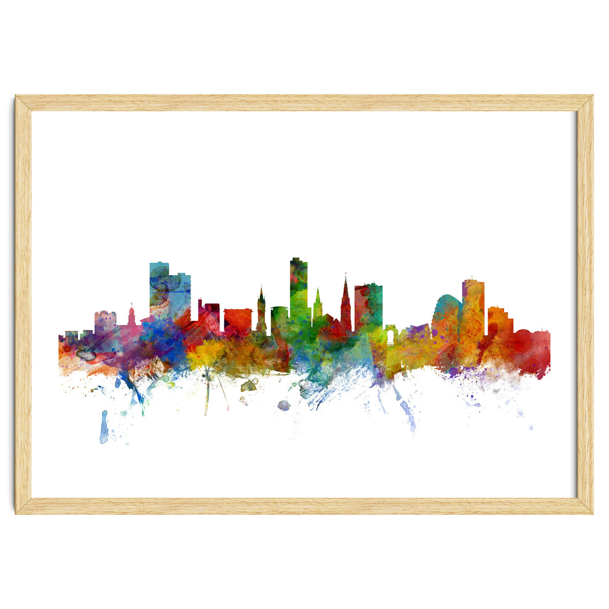 Leicester England Skyline