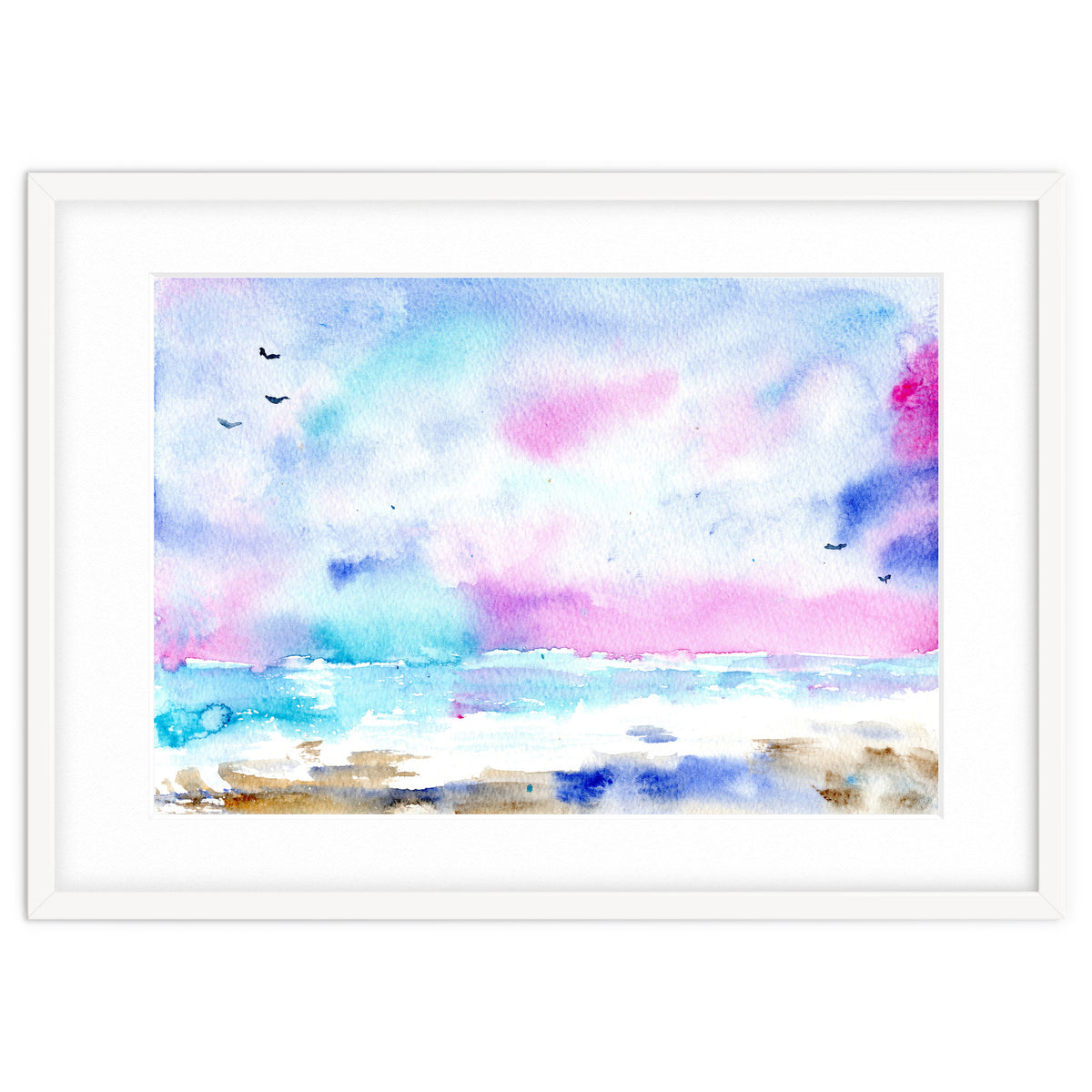 Tenderness of the sea || watercolor